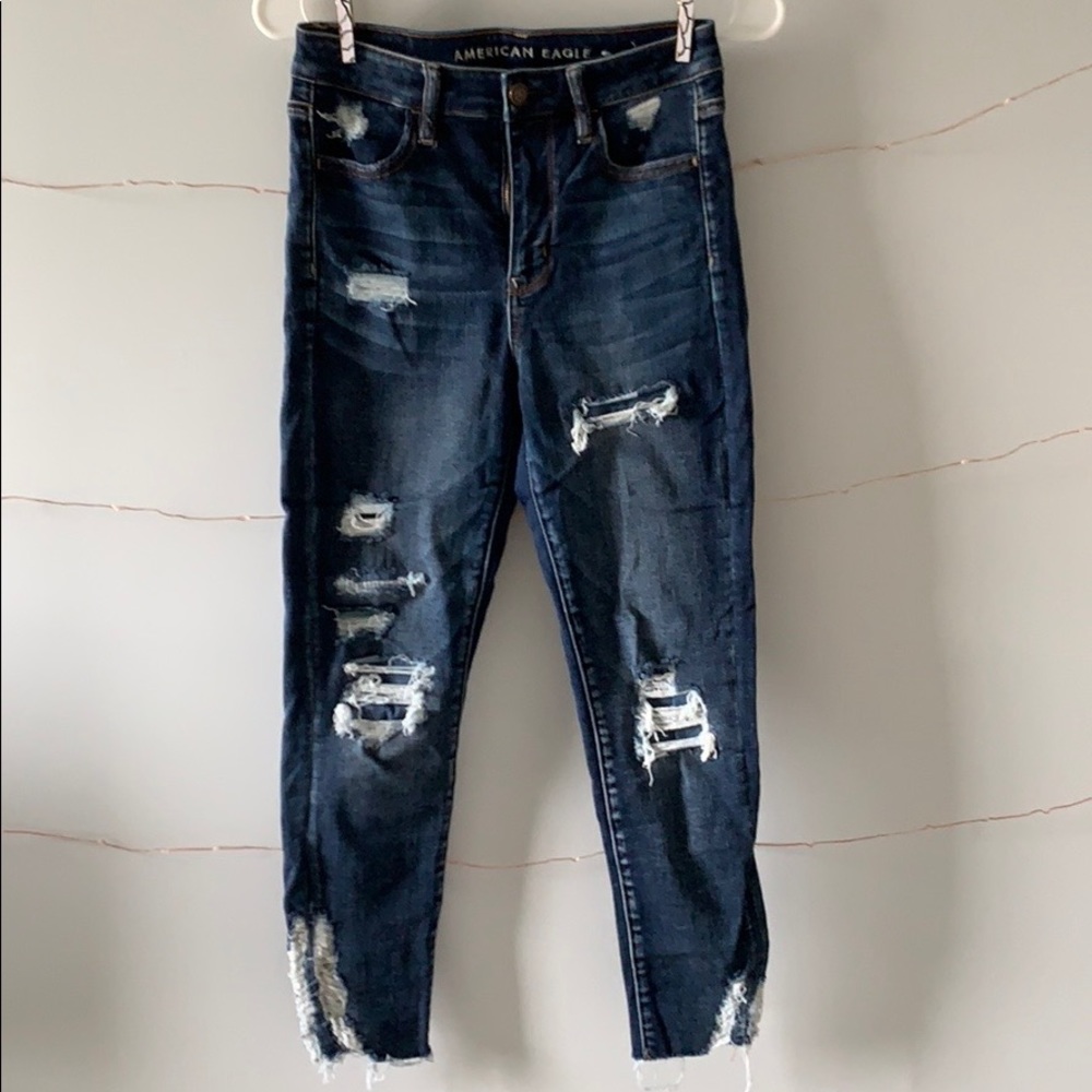 American Eagle Hi Rise Skinny Jeans